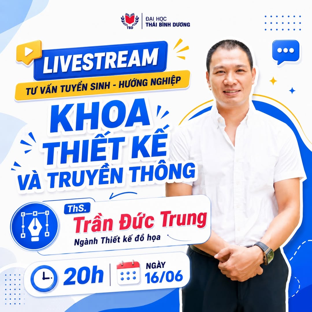 Livestream tư vấn tuyển sinh ngành Thiết kế Đồ họa